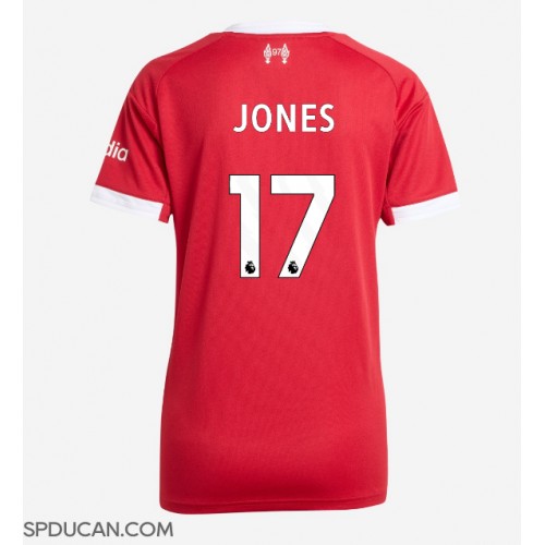 Zenski Nogometni Dres Liverpool Curtis Jones #17 Domaci 2025-26 Kratak Rukav